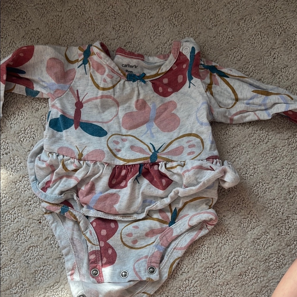 Carter's Colorful Butterfly Bodysuit